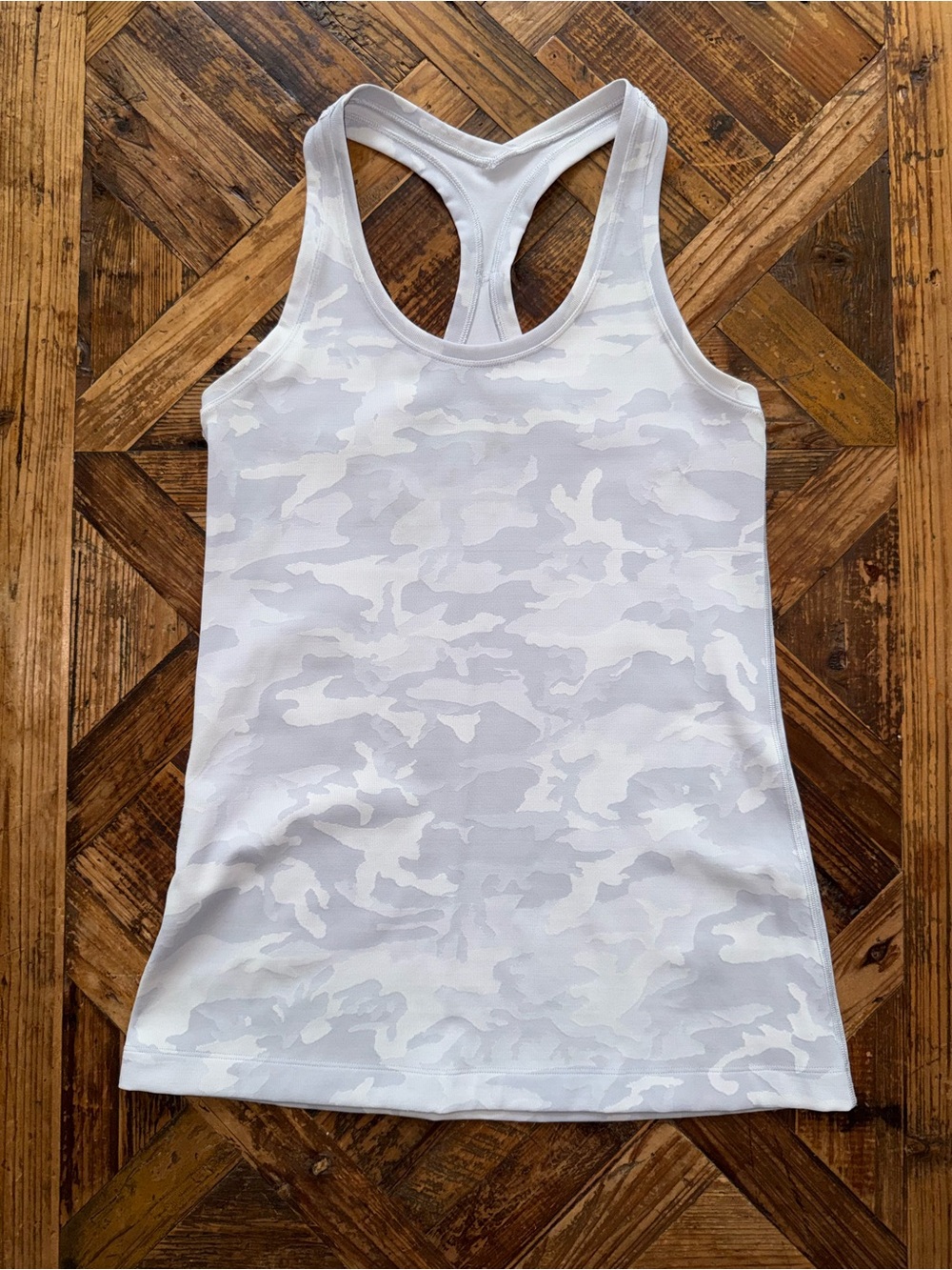 White Camo Lululemon Racerback Tank Top